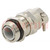 Cable gland; with earthing; PG9; IP68; brass; Body plating: nickel