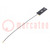 Antenna; Wideband; 4dBi; linear; for ribbon cable; 3÷6GHz; U.FL