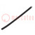 Heat shrink sleeve; glued; 3: 1; 3.2mm; L: 1m; black; polyolefine