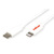 ROLINE USB type C Sync & Charge kabel voor Apple apparaten met Lightning Connector, wit, 1 m