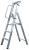 Produktbild - Stufenstehleiter mit Sicherheitsplattform , 12 Stufen , Länge 4,16 m , Plattformhöhe 3,11 m