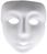 Masque visage fille - enfant - blanc