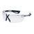 uvex Schutzbrille x-fit pro, Scheibentönung: farblos, Rahmenfarbe: weiß/anthrazi