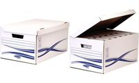 Fellowes BANKERS BOX Basic Archiv-Klappdeckelbox Maxi, blau (5460502)