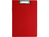 Klemm-Mappe, kunststoffüberzogen, DIN A4, rot