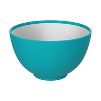 Artikelbild Cereal bowl "2 Colour" matt, teal/white