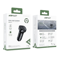 ACEFAST CAR CHARGER B2, 72W, 2X USB-C (NEGRO)