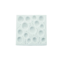 SILIKOMART WONDER CAKES SUGARFLEX MOULE EN SILICONE POUR DÉCORATION DE GÂTEAU BALLOON BUNCH BLANC 71.525.00.0096