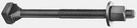 Format T-Gleufbout D787 met moer en ring 8.8 M16x18x100mm