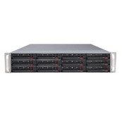 Supermicro SuperChassis 826TQ-R800LPB, Black Low Profile (Slimline) 800 W