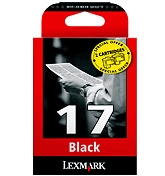 Lexmark Twin Pack #17 Black Print Cartridges cartouche d'encre Original Noir