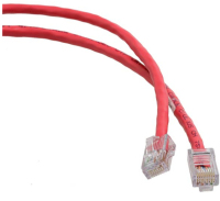 Panduit NetKey, Cat6, 1m hálózati kábel Vörös U/UTP (UTP)