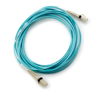 HPE Storage B-series Switch Cable 2m Multi-mode OM3 50/125um LC/LC 8Gb FC and 10GbE Laser-enhanced Cable 1 Pk kabel optyczny Niebieski