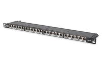 Digitus CAT 6, Klasse E High Density Patch Panel, geschirmt, schwarz