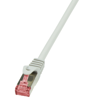 LogiLink 7.5m, Cat6 kabel sieciowy Szary 7,5 m S/FTP (S-STP)