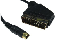 Cables Direct 2SV-01 video cable adapter 1.5 m SCART (21-pin) S-VHS Black