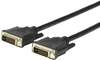 eSTUFF 2.0m DVI-D - DVI-D DVI kabel 2 m Zwart