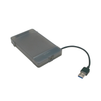 LogiLink AU0037 Speicherlaufwerksgehäuse HDD / SSD-Gehäuse Grau 2.5"
