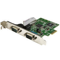 StarTech.com 2 poorts PCI Express seriële kaart met 16C1050 UART RS232