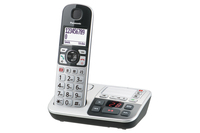 Panasonic KX-TGE520GS telephone DECT telephone Caller ID Black, Silver