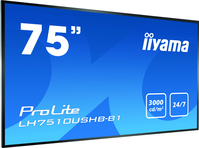iiyama LH7510USHB-B1 Signage-Display Digital Signage Flachbildschirm 190,5 cm (75") LED 3000 cd/m² 4K Ultra HD Schwarz 24/7