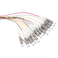 LogiLink FL2LC02 fibre optic cable 2 m 12x LC OM2 Multicolour