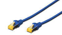 Microconnect SFTP6A005BBOOTED kabel sieciowy Niebieski 0,5 m Cat6a S/FTP (S-STP)