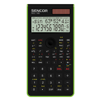 Sencor SEC 160 GN calculatrice Poche Calculatrice scientifique Noir, Vert