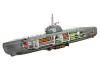 Revell U-Boot Typ XXI U 2540 &Interieur U-Boot-Modell Montagesatz 1:144