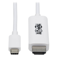 Tripp Lite U444-006-HWE câble vidéo et adaptateur 1,83 m USB Type-C HDMI Type A (Standard) Blanc