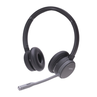 AGFEO Infinity Zestaw słuchawkowy Bezprzewodowy Opaska na głowę Biuro/centrum telefoniczne Bluetooth Czarny