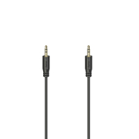 Hama Flexi-Slim câble audio 0,75 m 3,5mm Noir