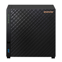 Asustor AS1104T NAS Kompakt Ethernet/LAN csatlakozás Fekete RTD1296