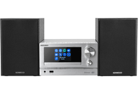 Kenwood Electronics M-7000S-S sistema de audio para el hogar Minicadena de música para uso doméstico 30 W Plata