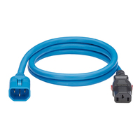 Panduit LPCA09-X electriciteitssnoer Blauw 2,4 m C13 stekker C14 stekker