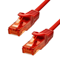ProXtend 6UTP-10R Netzwerkkabel Rot 10 m Cat6 U/UTP (UTP)