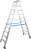 Krause 124876 ladder Trapladder Aluminium