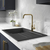Abode Xcite Top-mounted sink Rectangular Granite