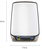 NETGEAR Orbi 860 AX6000 WiFi Router 10 Gig Tri-band (2.4 GHz / 5 GHz / 5 GHz) Wi-Fi 6 (802.11ax) White 4 Internal