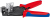 Knipex 12 12 02 cable stripper Blue, Red