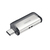 SanDisk Drive USB Ganda Ultra Tipe-C 256 GB USB flash meghajtó USB Type-A / USB Type-C 3.2 Gen 1 (3.1 Gen 1) Szürke, Ezüst