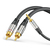 sonero S-AC600-075 câble audio 7,5 m 3,5mm 2 x RCA Noir