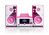 Lenco MC-020 Home-Audio-Minisystem 10 W Pink, Weiß