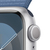 Apple Watch Series 9 41 mm Cyfrowy 352 x 430 px Ekran dotykowy Srebrny Wi-Fi GPS
