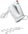 Bosch MFQ3010 Mixer Handmixer 300 W Weiß