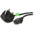StarTech.com Cable de 1m (3 pies) de Alimentación de Ordenador para el Reino Unido UK, BS1363 a C13, 18AWG, 10A 250V, Cable Inglés de Corriente de Repuesto, Cable de Alimentació...
