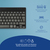 R-Go Tools Ergonomisch toetsenbord R-Go Compact Break, compact toetsenbord met pauzesoftware, QWERTY (IT), Bluetooth, zwart