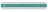 Linex 100202515 lineaal Desk ruler Acrylglas, Rubber Groen, Wit 20 cm 1 stuk(s)