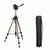 Hama | Trípode para cámaras réflex, trípode extensible 166 cm, aluminio, cabeza 3D, soporte para cámaras de fotos estable, Color dorado/negro