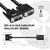 CLUB3D DVI-A TO VGA CABLE M/M 3m/ 9.8ft 28 AWG DVI-D Schwarz
